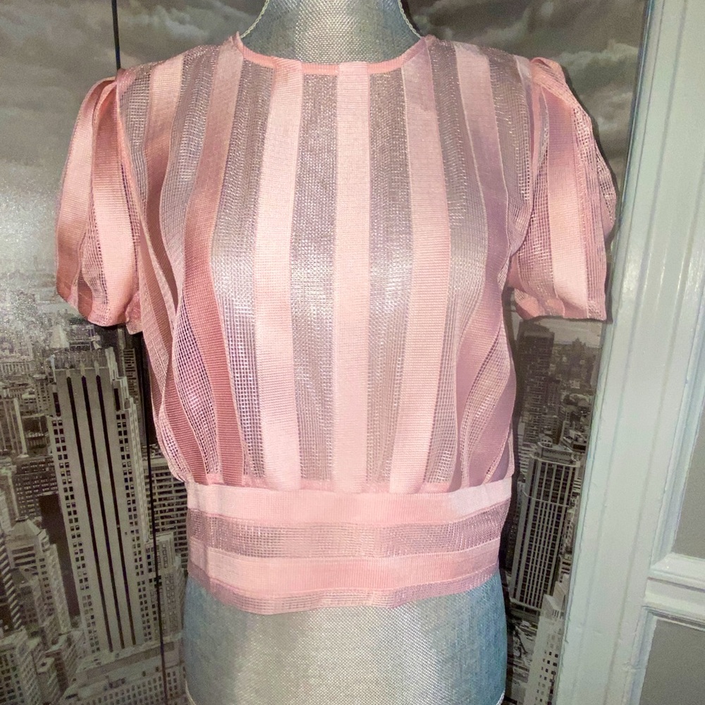 Striped Ribbon Top